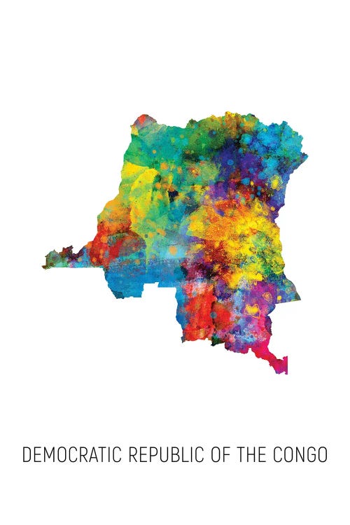 Democratic Republic Of The Congo Map