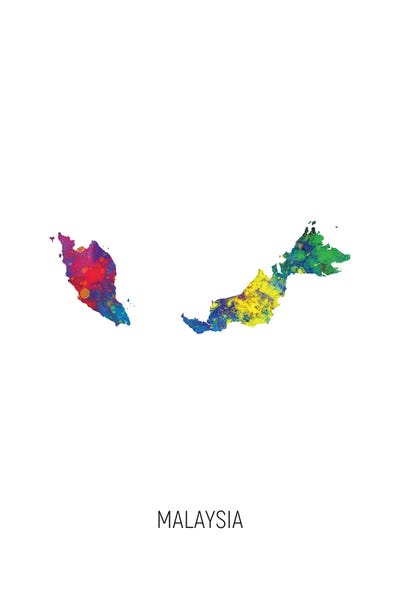 Malaysia: Malaysia Map by Michael Tompsett