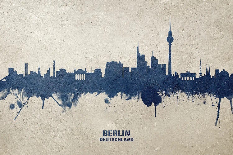 Berlin Deutschland Skyline Concrete