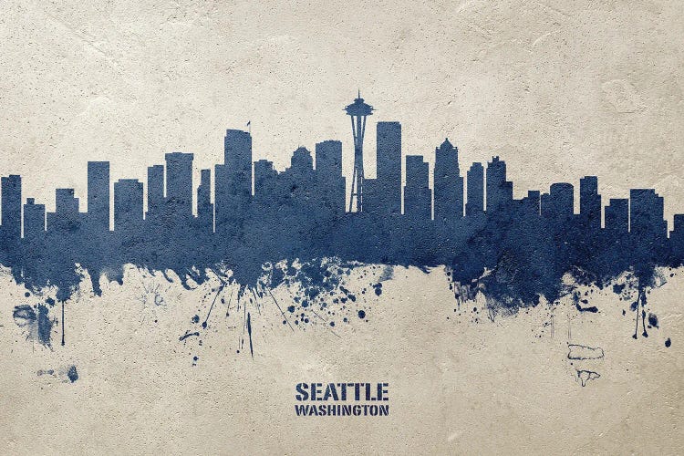 Seattle Washington Skyline Concrete