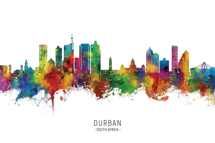 Durban South Africa Skyline City Name