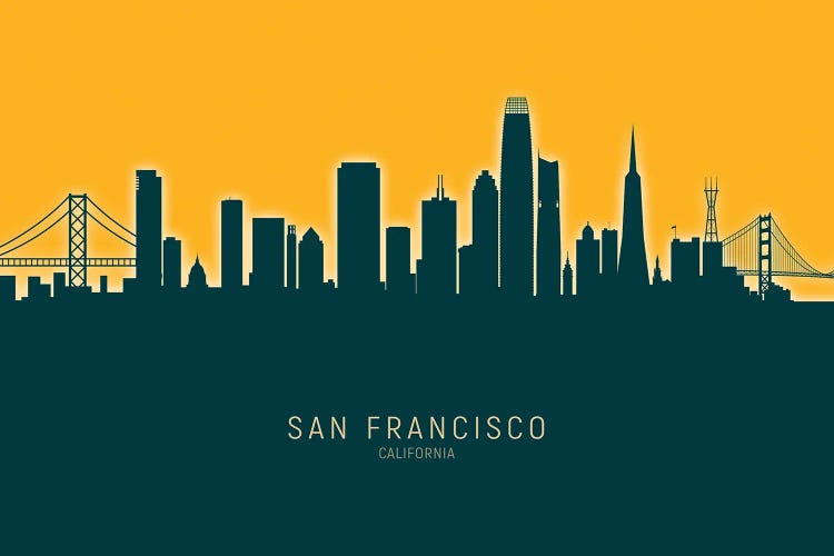San Francisco  Skyline Glow Mango