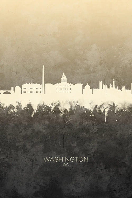 Washington DC Skyline Taupe