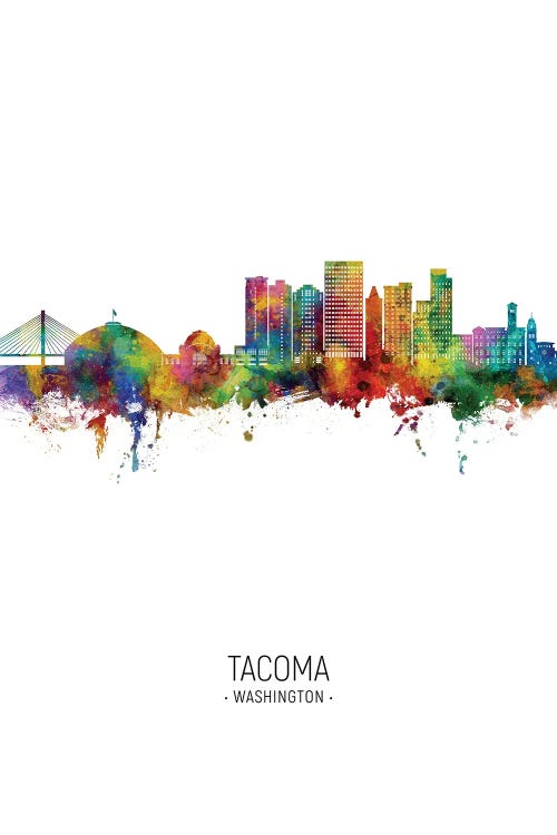 Tacoma Washington Skyline Portrait