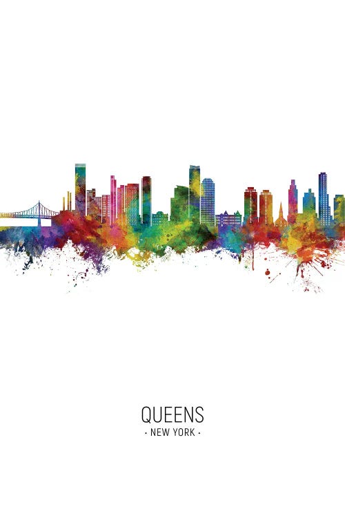 Queens New York Skyline Portrait