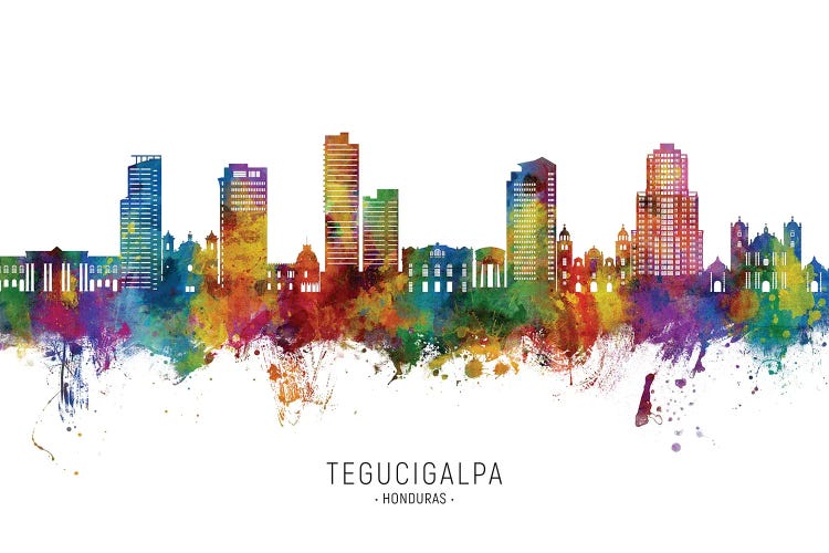 Tegucigalpa Honduras Skyline City Name