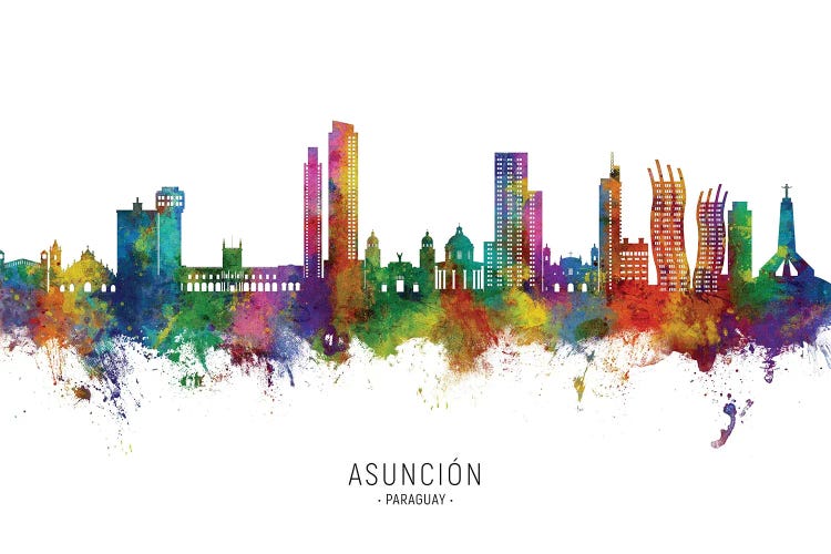 Asuncion Paraguay Skyline City Name