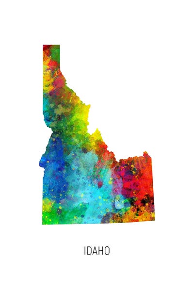 Idaho: Idaho Map by Michael Tompsett