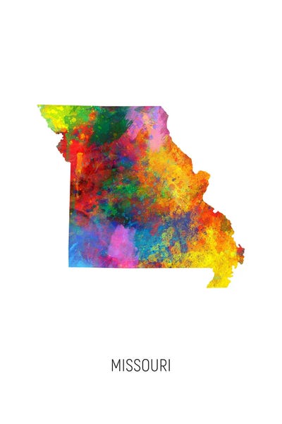Missouri: Missouri Map by Michael Tompsett