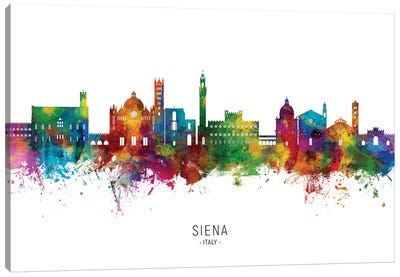 Siena Italy Skyline Canvas Art Print