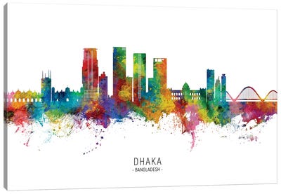 Dhaka Bangladesh Skyline Canvas Art Print