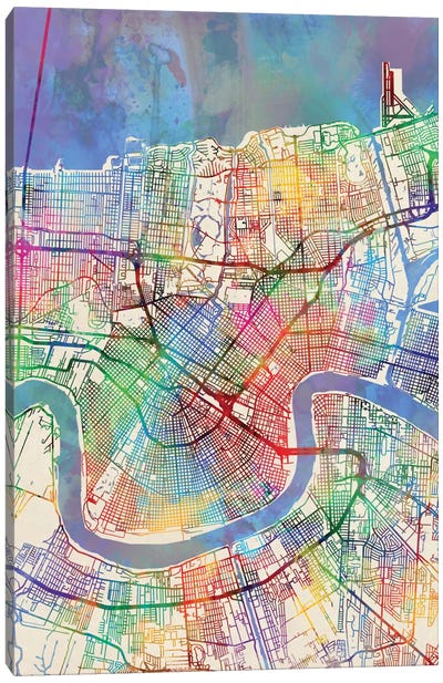 New Orleans, Louisiana, USA Canvas Art Print - New Orleans Art