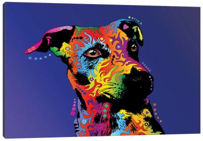 Rainbow Jack Russell Terrier Canvas Art Print - Jack Russell Terrier Art