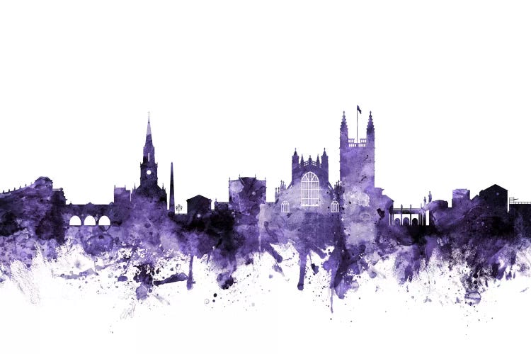 Bath, England Skyline by Michael Tompsett wall art