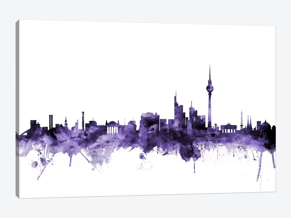 Berlin, Germany Skyline by Michael Tompsett 1-piece Canvas Artwork