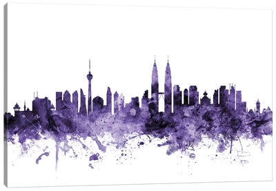 Kuala Lumpur, Malaysia Skyline Canvas Art Print - Malaysia Art