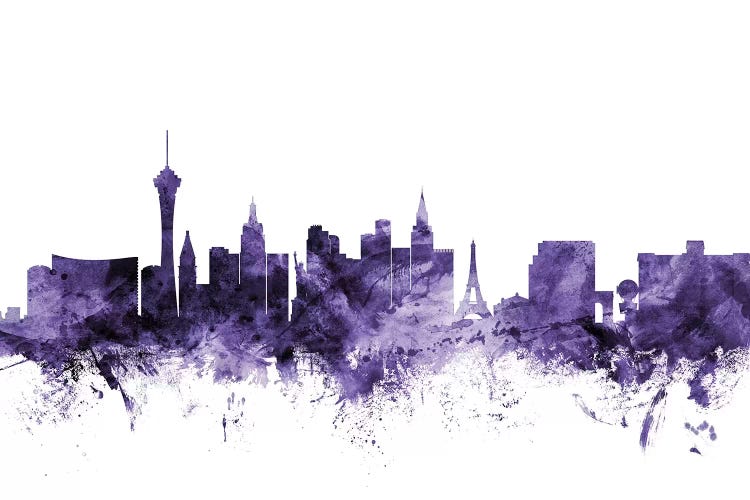 Purple Las Vegas, Nevada Skyline