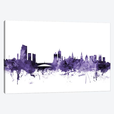 Leeds, England Skyline Canvas Print #MTO625} by Michael Tompsett Canvas Artwork