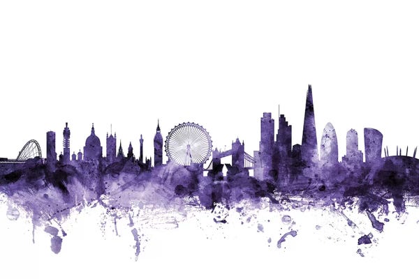England: London, England Skyline I by Michael Tompsett