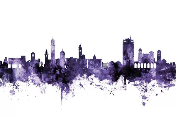 Purple Lugano, Switzerland Skyline