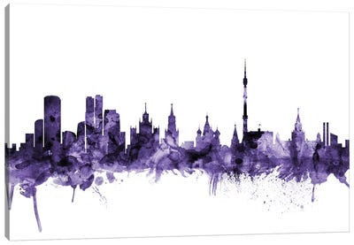 Moscow, Russia Skyline Canvas Art Print - Moscow Art