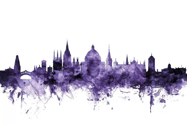 Purple Oxford, England Skyline