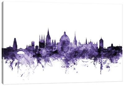 Oxford, England Skyline Canvas Art Print