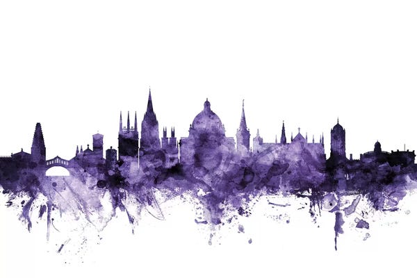 Purple Oxford, England Skyline