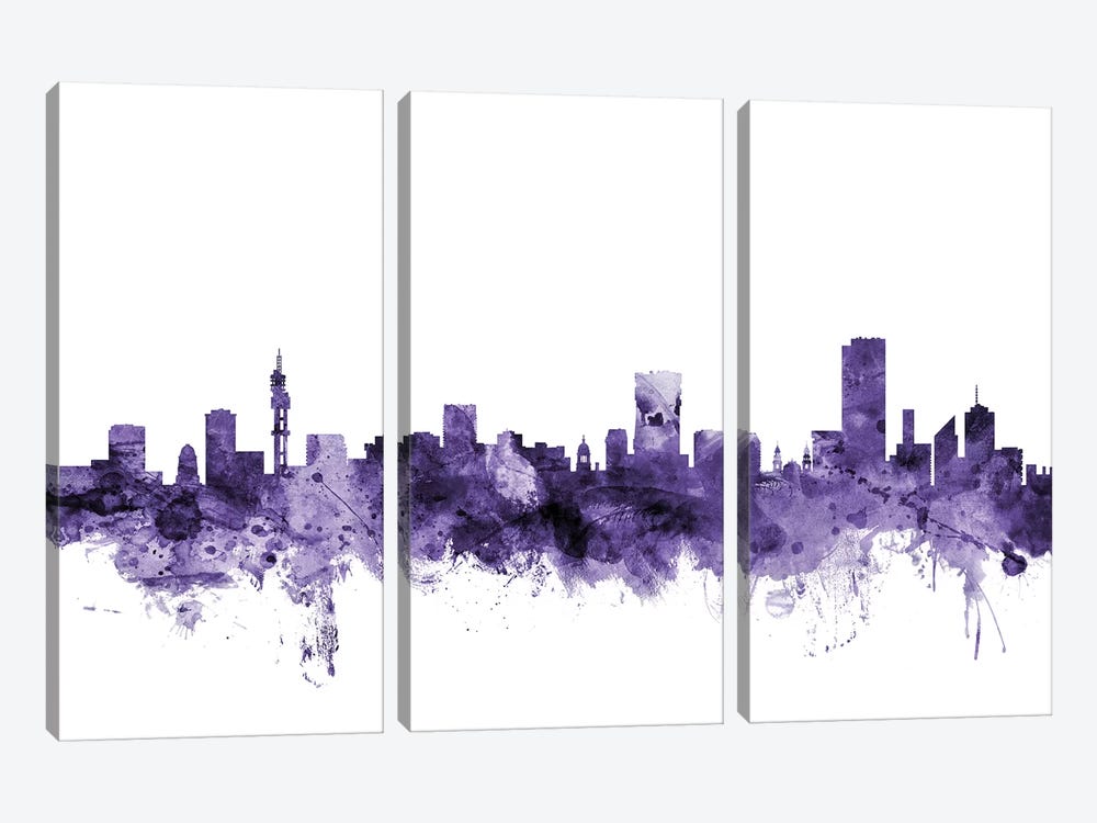 Pretoria, South Africa Skyline by Michael Tompsett 3-piece Art Print