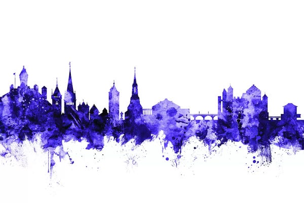 Purple Schaffhausen, Switzerland Skyline