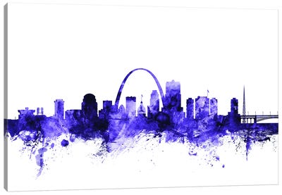 St. Louis, Missouri Skyline Canvas Art Print - Missouri Art