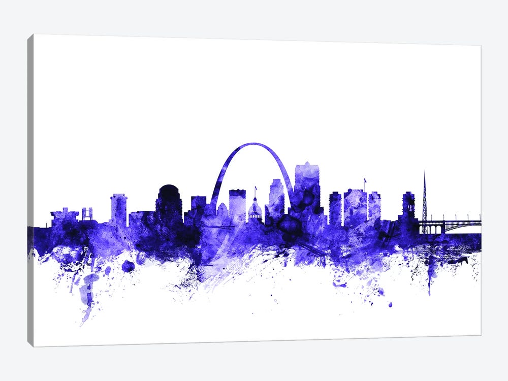 St. Louis, Missouri Skyline by Michael Tompsett 1-piece Art Print