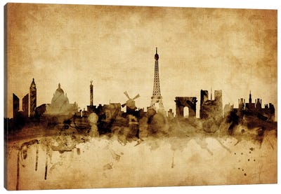 Paris, France Canvas Art Print