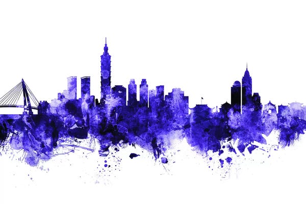 Purple Taipei, Taiwan Skyline