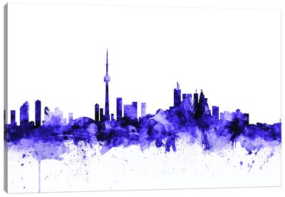 Toronto, Canada Skyline Canvas Art Print - Ontario Art