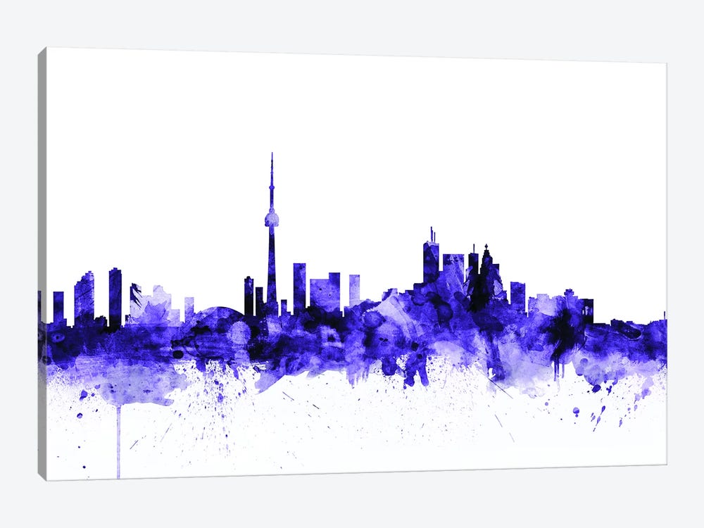 Toronto, Canada Skyline by Michael Tompsett 1-piece Art Print