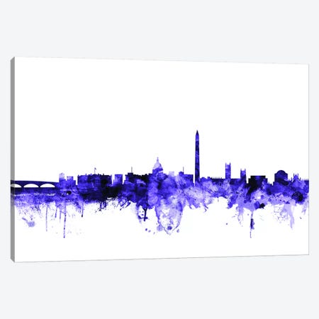Washington, DC Skyline Canvas Print #MTO725} by Michael Tompsett Canvas Art Print