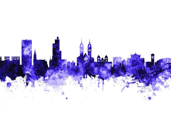 Purple Winterthur, Switzerland Skyline