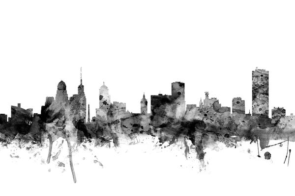 Buffalo: Buffalo, New York In Black & White by Michael Tompsett