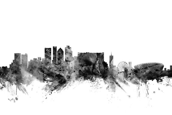 South Africa: Cape Town, South Africa In Black & White by Michael Tompsett