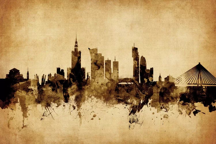 Warsaw, Poland by Michael Tompsett wall art