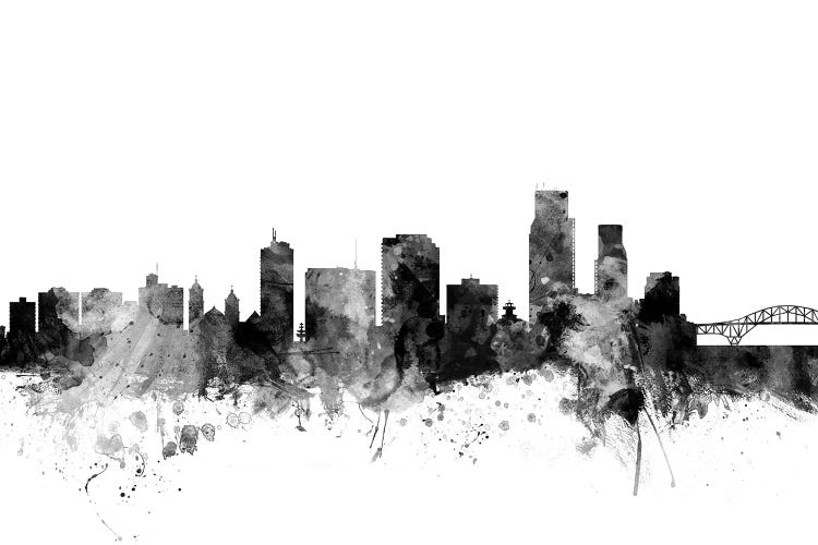 Corpus Christi, Texas In Black & White