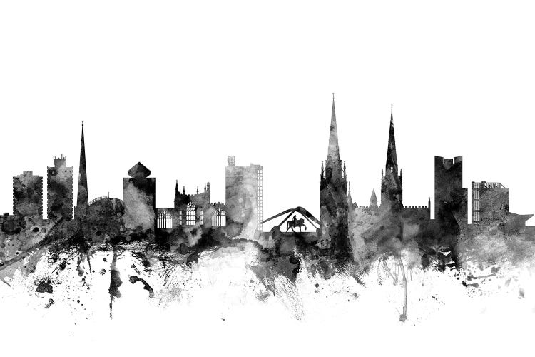 Coventry, England In Black & White