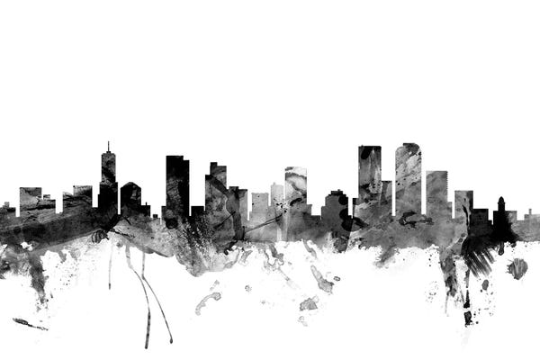 Colorado: Denver, Colorado In Black & White by Michael Tompsett