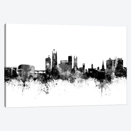 Derby, England In Black & White Canvas Print #MTO785} by Michael Tompsett Canvas Print