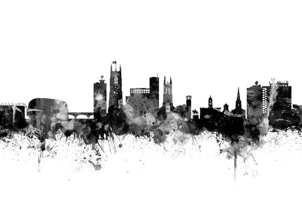 Derby, England In Black & White