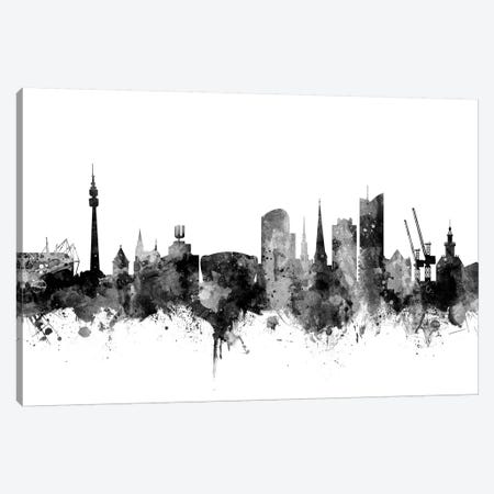 Dortmund, Germany In Black & White Canvas Print #MTO788} by Michael Tompsett Canvas Art
