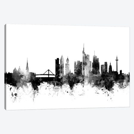 Frankfurt, Germany In Black & White Canvas Print #MTO803} by Michael Tompsett Art Print