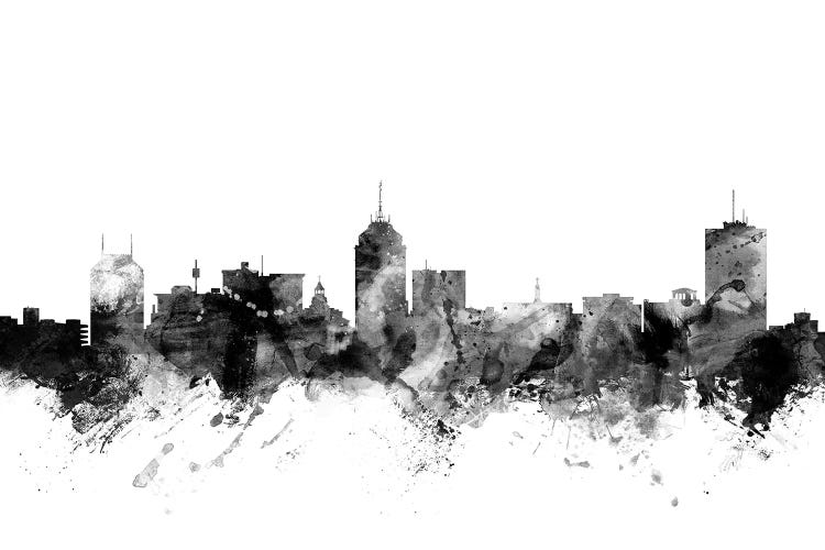 Fresno, California In Black & White