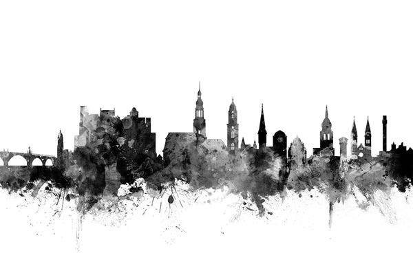 Baden-Wurttemberg: Heidelberg, Germany In Black & White by Michael Tompsett